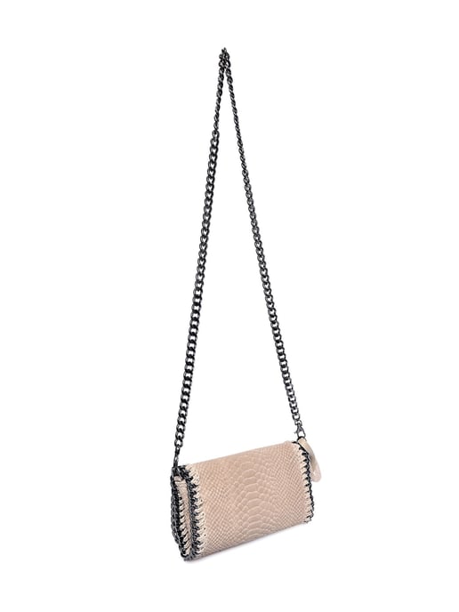 Luisa Vannini Beige Bolso de cuero - Image 2