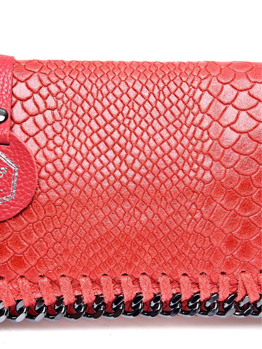 Luisa Vannini Rojo Bolso de cuero - Image 3