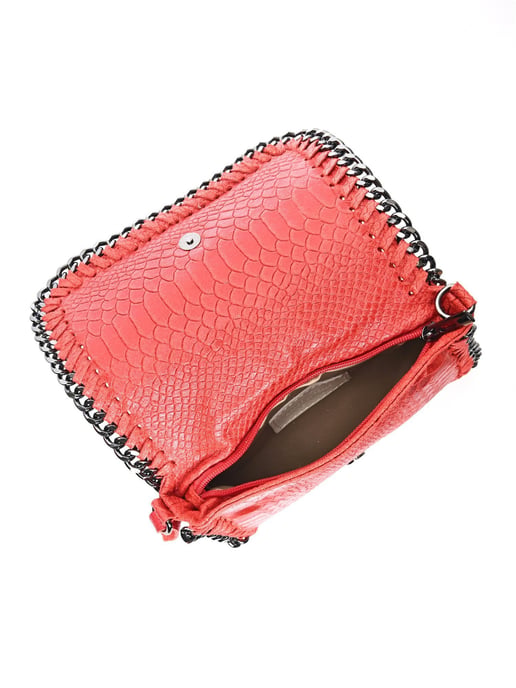 Luisa Vannini Rojo Bolso de cuero - Image 4