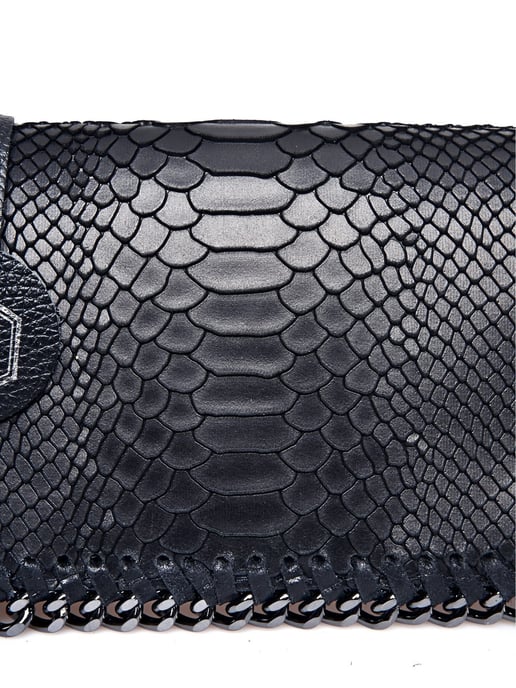 Luisa Vannini Negro Bolso de cuero - Image 3