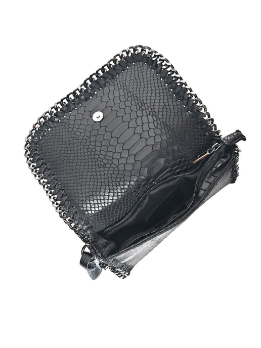 Luisa Vannini Negro Bolso de cuero - Image 4