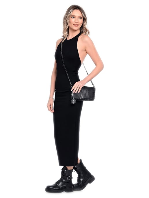 Luisa Vannini Negro Bolso de cuero - Image 5