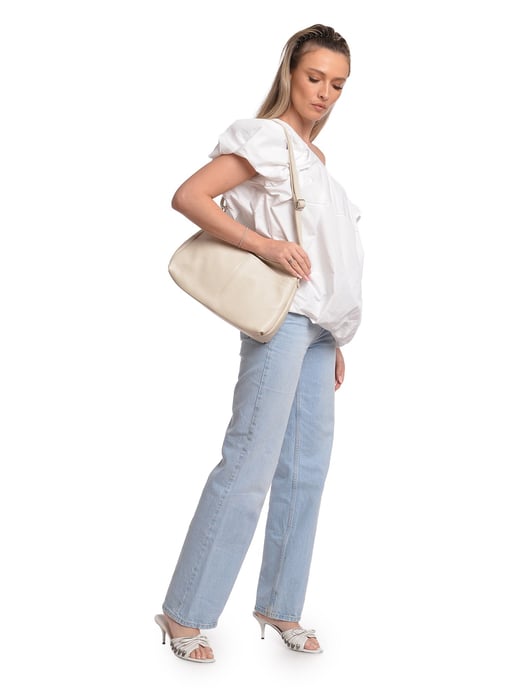 Isabella Rhea Beige Bolso de cuero - Image 5