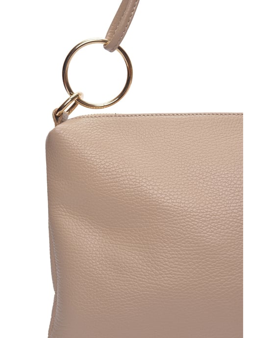 Luisa Vannini Beige Bolso de cuero - Image 3
