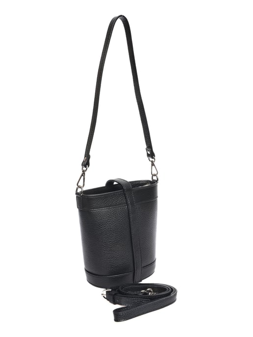 Anna Luchini Negro Bolso de cuero - Image 2