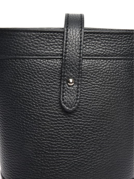 Anna Luchini Negro Bolso de cuero - Image 3
