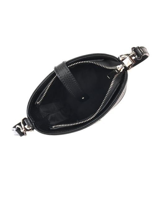 Anna Luchini Negro Bolso de cuero - Image 4