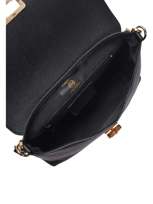 Roberta M Negro Bolso de cuero - Image 4