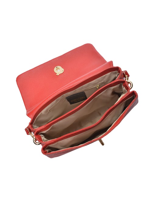 Isabella Rhea Rojo Bolso de cuero - Image 4