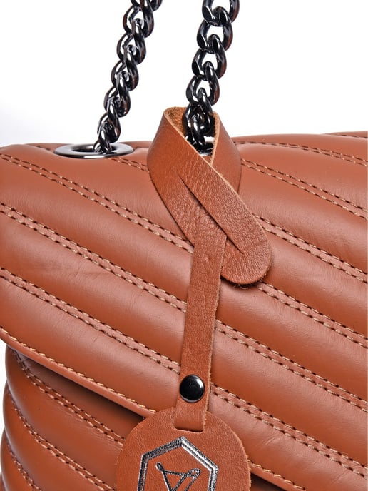 Luisa Vannini Brown Bolso de cuero - Image 3