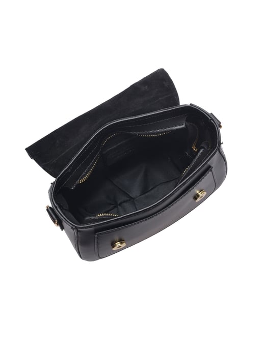 Luisa Vannini Negro Bolso de cuero - Image 4