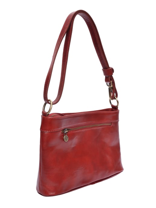 Luisa Vannini Rojo Bolso de cuero - Image 2