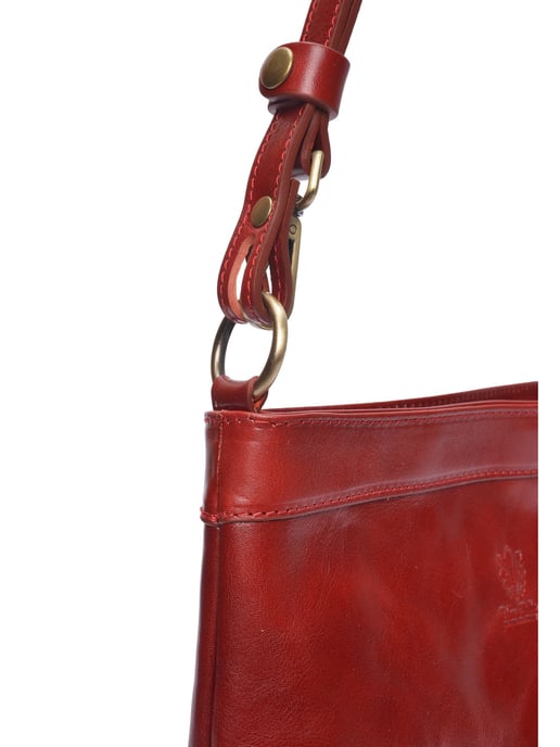 Luisa Vannini Rojo Bolso de cuero - Image 3