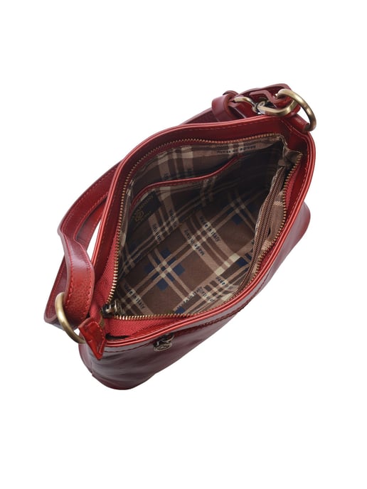 Luisa Vannini Rojo Bolso de cuero - Image 4