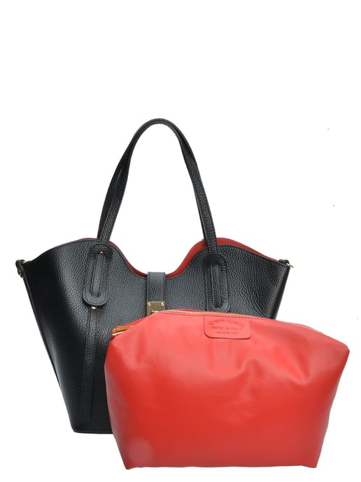 Isabella Rhea Negro Bolso de cuero - Image 3