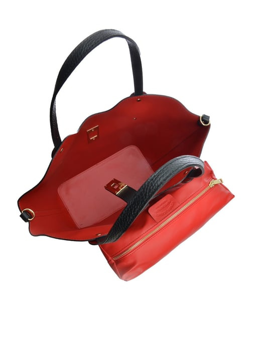 Isabella Rhea Negro Bolso de cuero - Image 4
