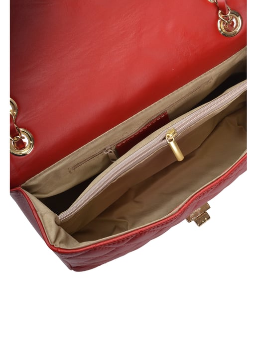 Isabella Rhea Rojo Bolso de cuero - Image 4