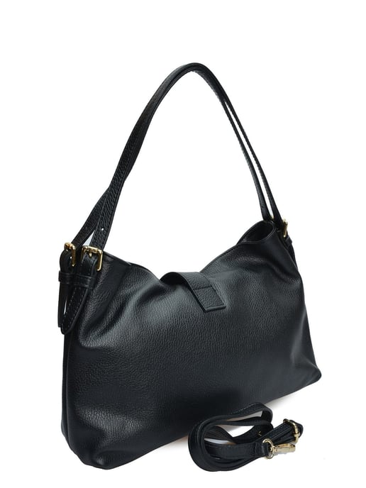 Anna Luchini Negro Bolso de cuero - Image 2
