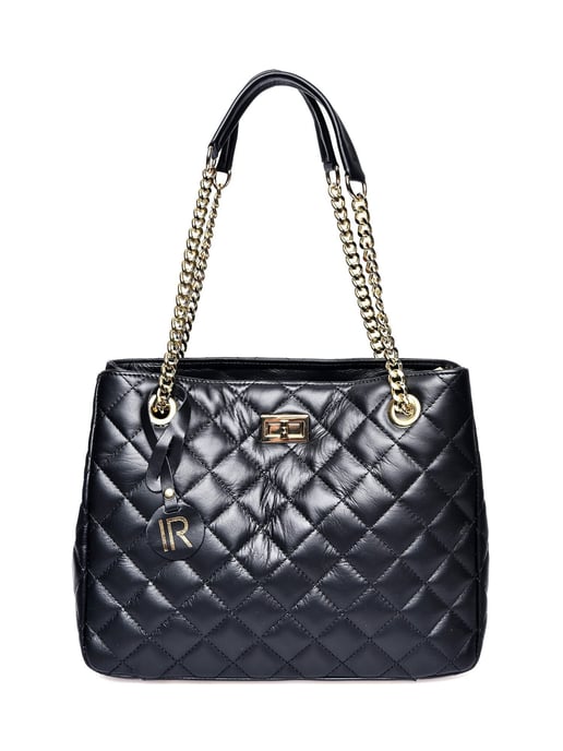 Isabella Rhea Negro Bolso de cuero - Image 1