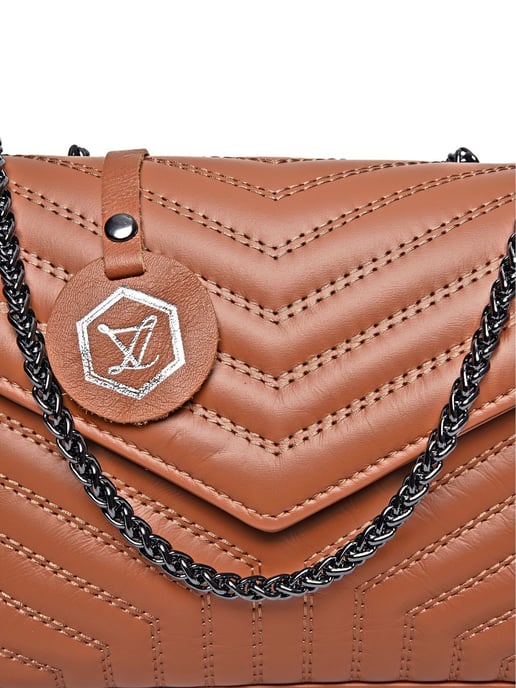 Luisa Vannini Brown Bolso de cuero - Image 3