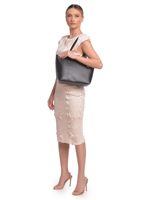 Roberta M Negro Bolso de cuero - Image 5