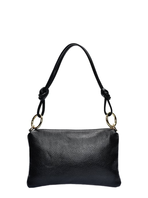 Anna Luchini Negro Bolso de cuero - Image 1