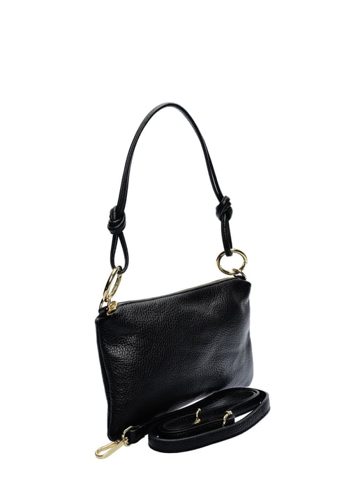 Anna Luchini Negro Bolso de cuero - Image 2