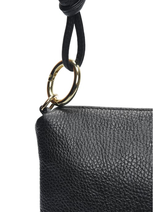 Anna Luchini Negro Bolso de cuero - Image 3