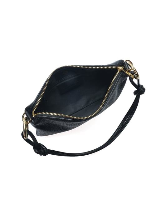 Anna Luchini Negro Bolso de cuero - Image 4