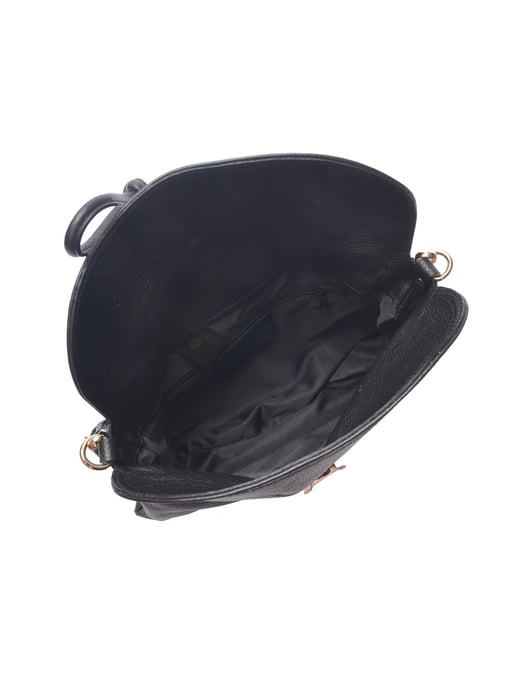 Anna Luchini Negro Bolso de cuero - Image 4