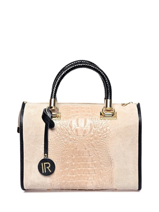Isabella Rhea Beige Bolso de cuero - Image 1