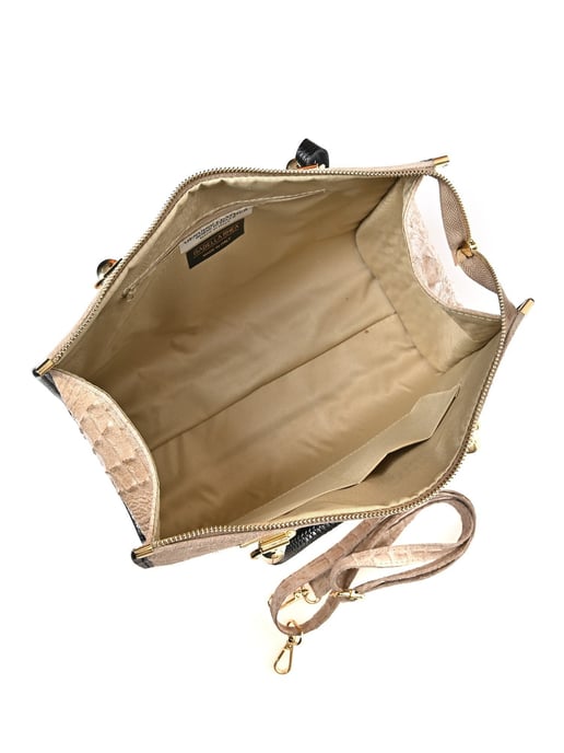 Isabella Rhea Beige Bolso de cuero - Image 4