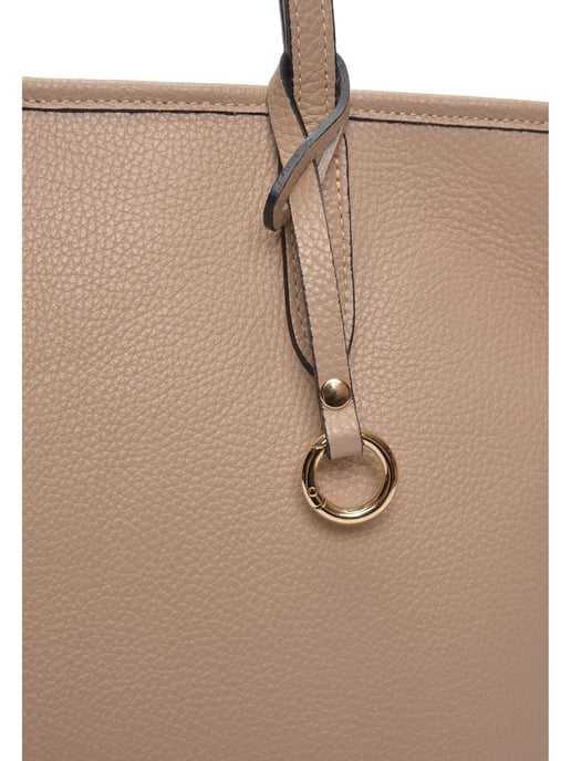 Roberta M Beige Bolso de cuero - Image 3