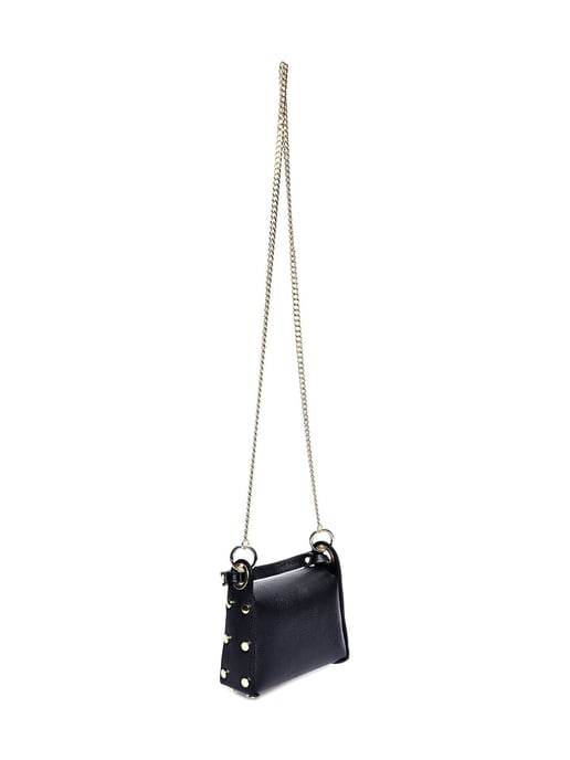 Anna Luchini Negro Bolso de cuero - Image 2