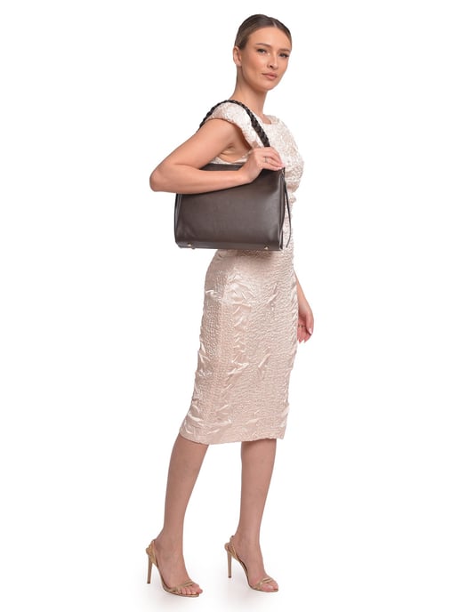 Luisa Vannini Granate Bolso de cuero - Image 5
