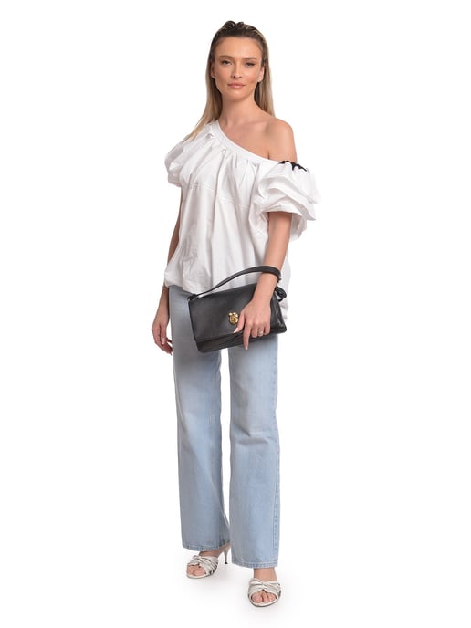Isabella Rhea Negro Bolso de cuero - Image 5