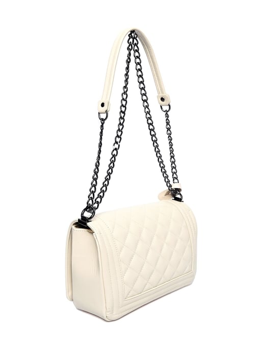 Anna Luchini Beige Bolso de cuero - Image 2