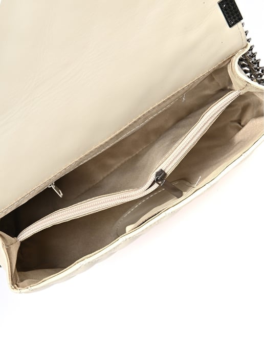Anna Luchini Beige Bolso de cuero - Image 4