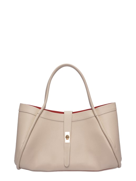Luisa Vannini Beige Bolso de cuero - Image 1