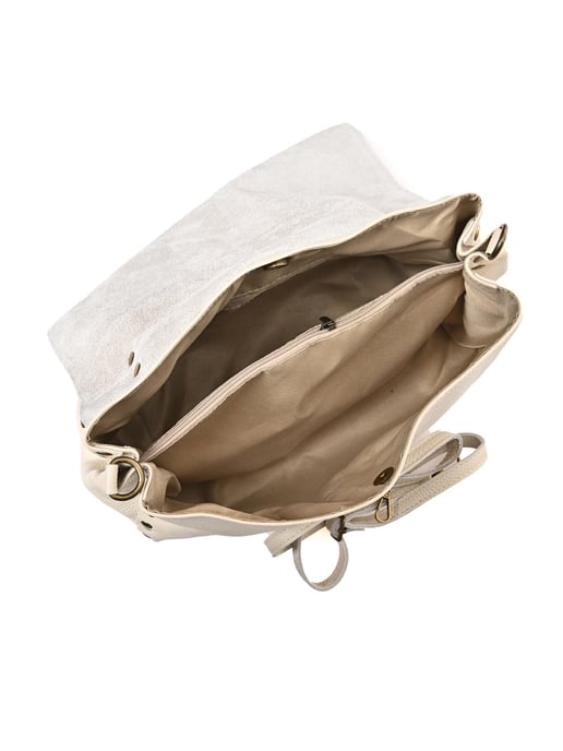 Anna Luchini Beige Bolso de cuero - Image 4