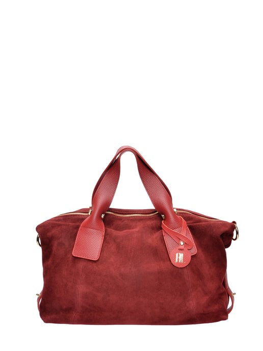 Anna Luchini Rojo Bolso de cuero - Image 1