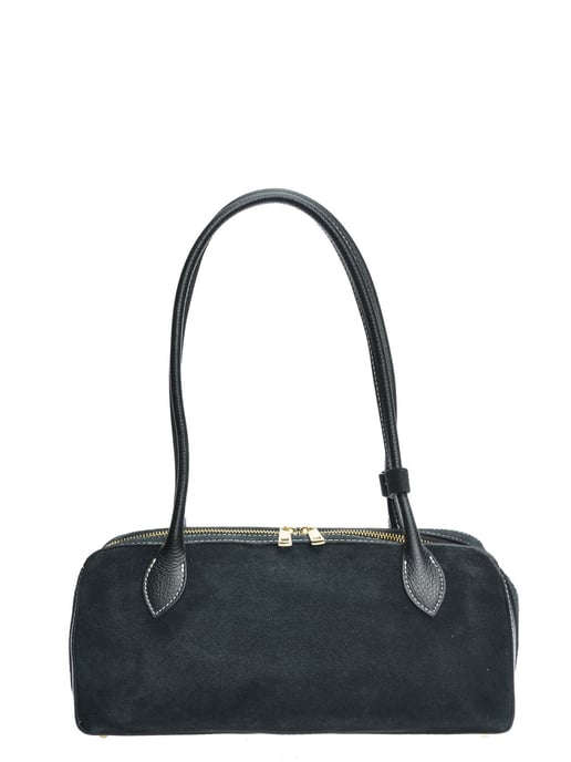Anna Luchini Negro Bolso de cuero - Image 1