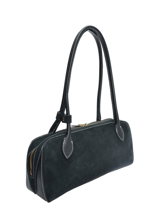 Anna Luchini Negro Bolso de cuero - Image 2