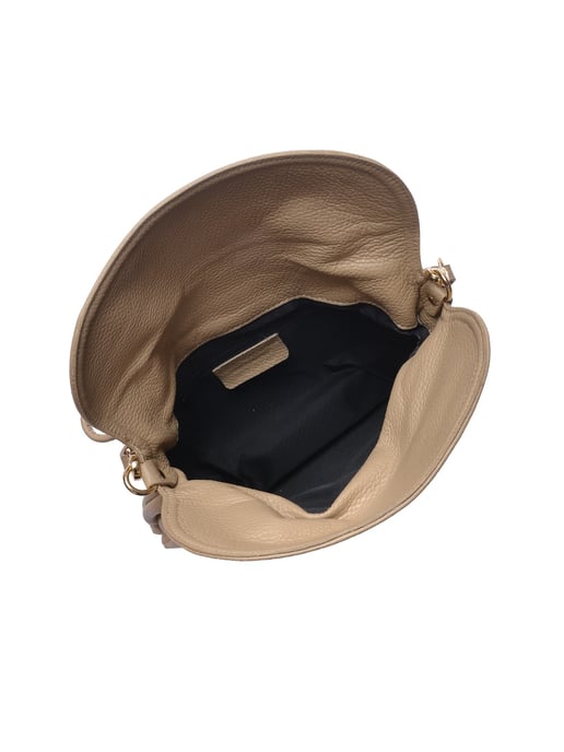 Anna Luchini Beige Bolso de cuero - Image 4