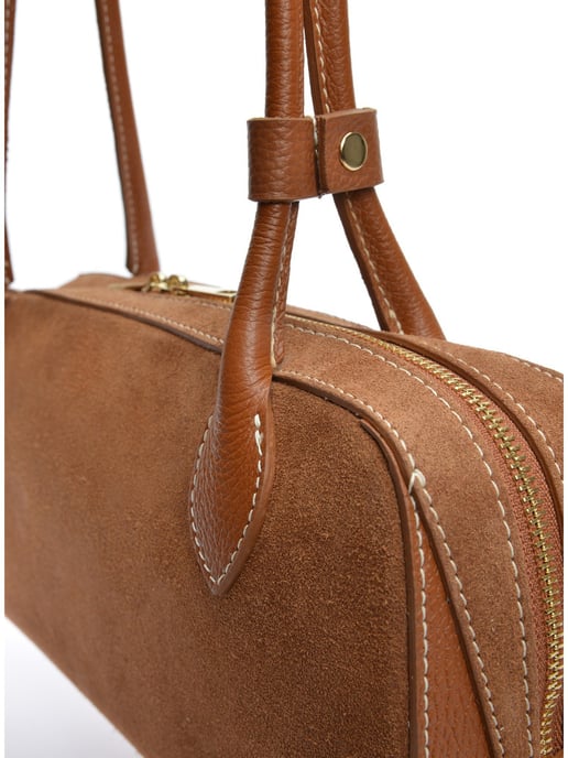 Anna Luchini Brown Bolso de cuero - Image 3