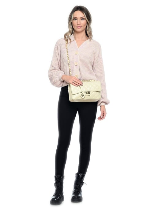 Isabella Rhea Beige Bolso de cuero - Image 5
