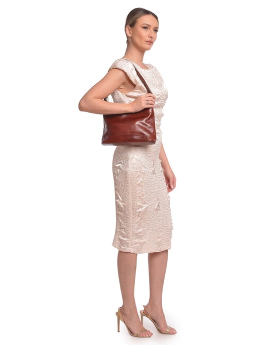 Luisa Vannini Granate Bolso de cuero - Image 5
