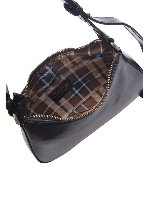Isabella Rhea Negro Bolso de cuero - Image 4