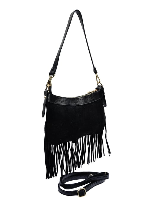 Anna Luchini Negro Bolso de cuero - Image 2