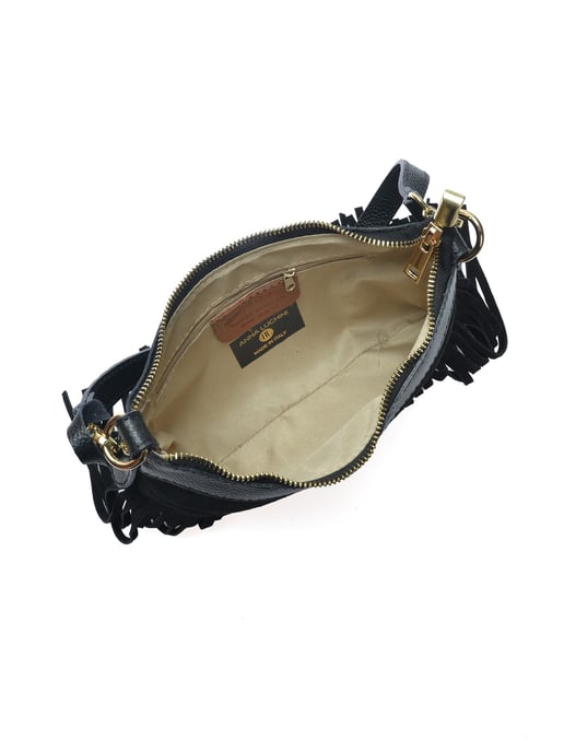 Anna Luchini Negro Bolso de cuero - Image 4